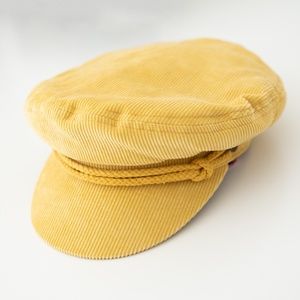 Brixton Fiddler Fisherman Cap - Yellow Corduroy